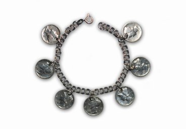 Mercury Dime Charm Bracelet